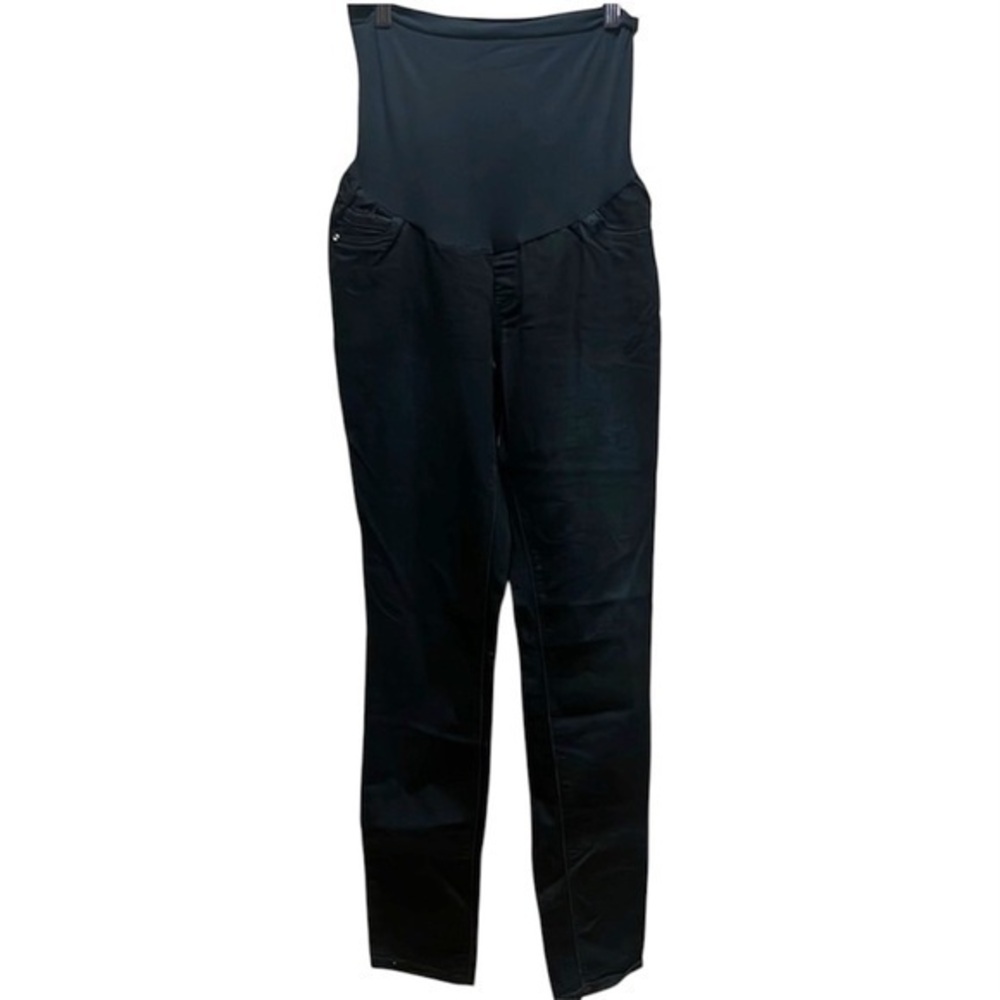 Fade to Blue Women’s Maternity Jeans Dark Wash Size Large Long